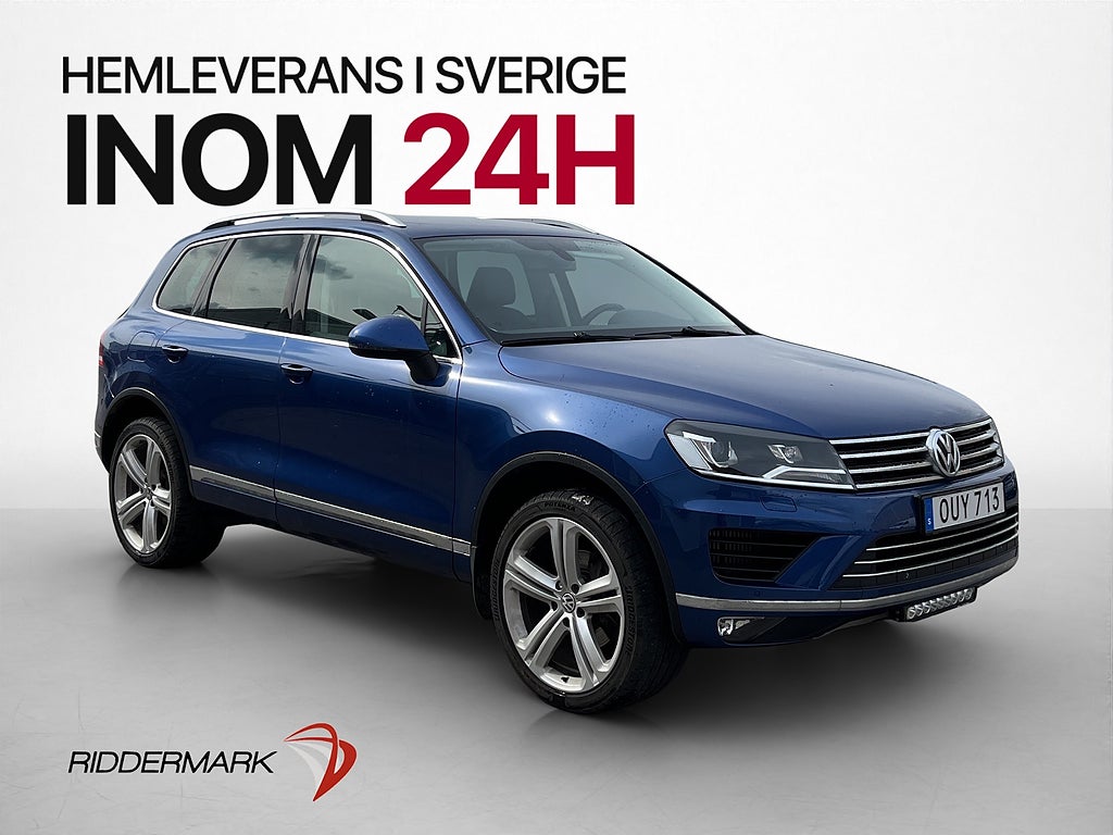 Volkswagen Touareg 3.0 V6 TDI 4M 204hk Drag Skinn Värmare