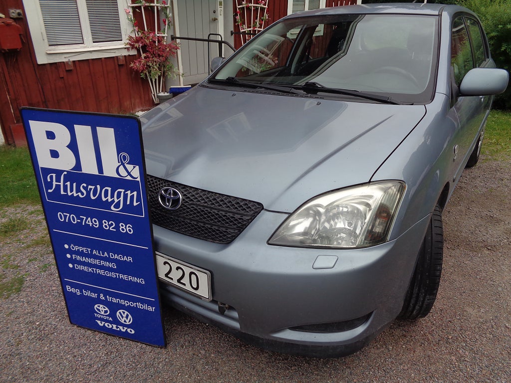 Toyota Corolla 5D 1.6 VVT-i KAMKEDJA/NYBES/MVG/FULLSERV/FINANS/INBYTE