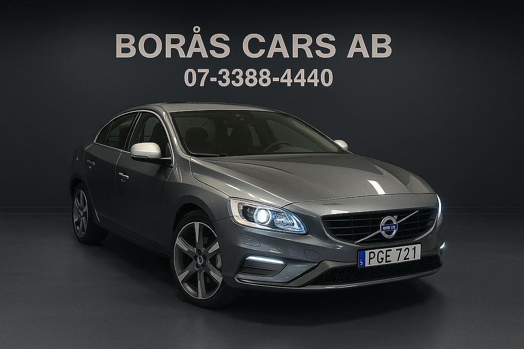 Volvo S60 T3 (152hk) R-Design*900/mån*dragkrok*Nybesk1