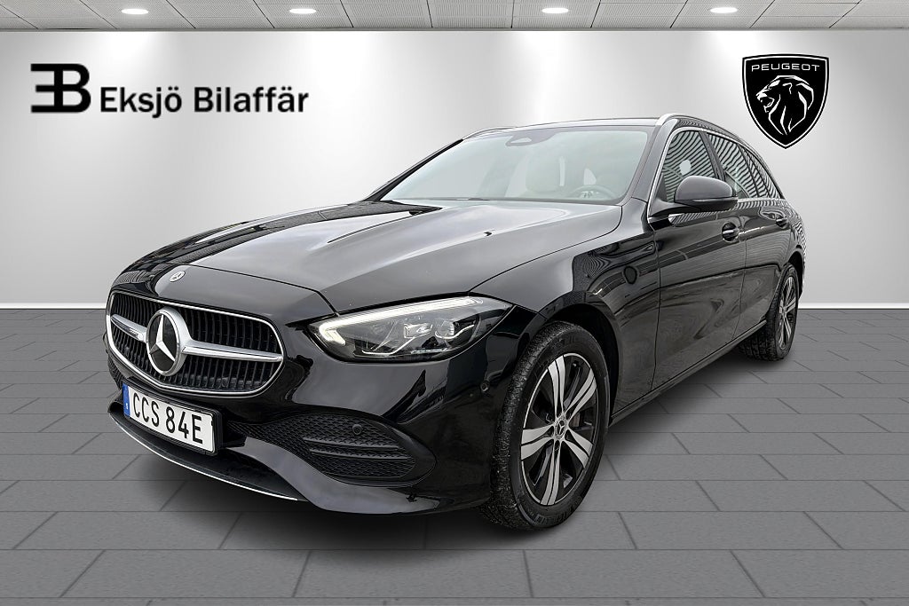 Mercedes-Benz C 300 T e 9G-Tronic *Drag,Värmare,Vinterdäck,Ränta 4,99%*