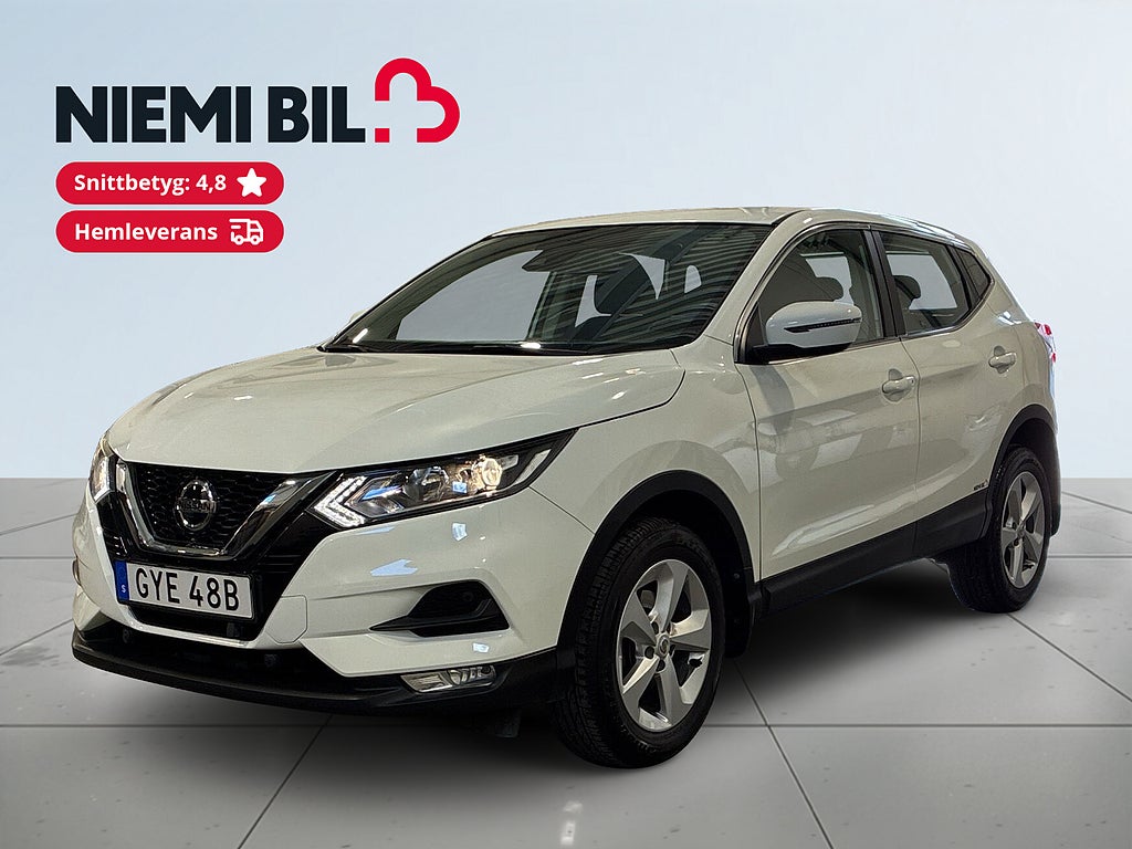 Nissan Qashqai 1.3 DIG-T Kamera Värmare Farthållare ISOFIX Psens S&V