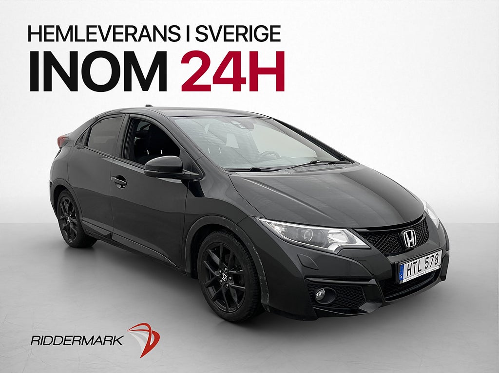 Honda Civic 1.6 DTEC 120hk Sport Kamera 0.37 l/mil