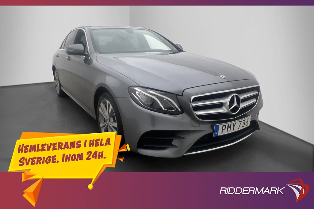 Mercedes-Benz E 220 d 4M AMG Pano Wide Burmester Skinn Drag
