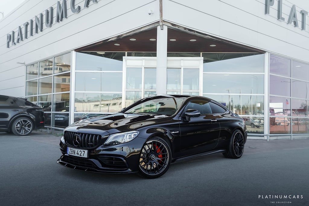 Mercedes-Benz C 63 S Coupé 510hk / Skalstolar / Premium Plus / SvSåld
