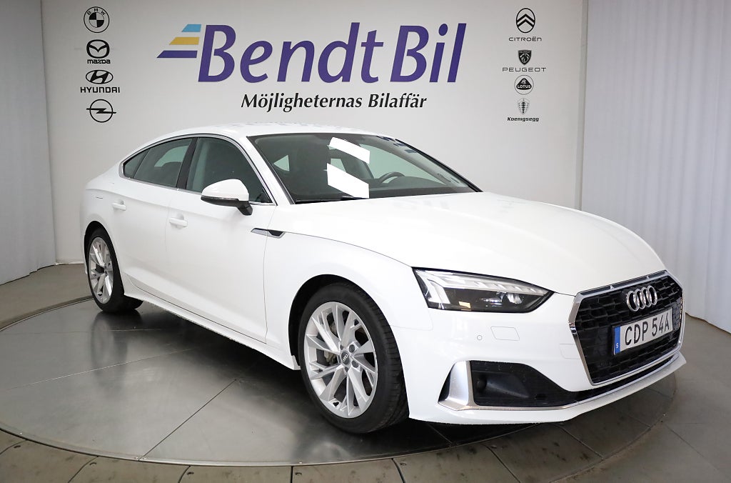 Audi A5 Sportback 45 TFSI quattro S Tronic 265hk | Backkamera |