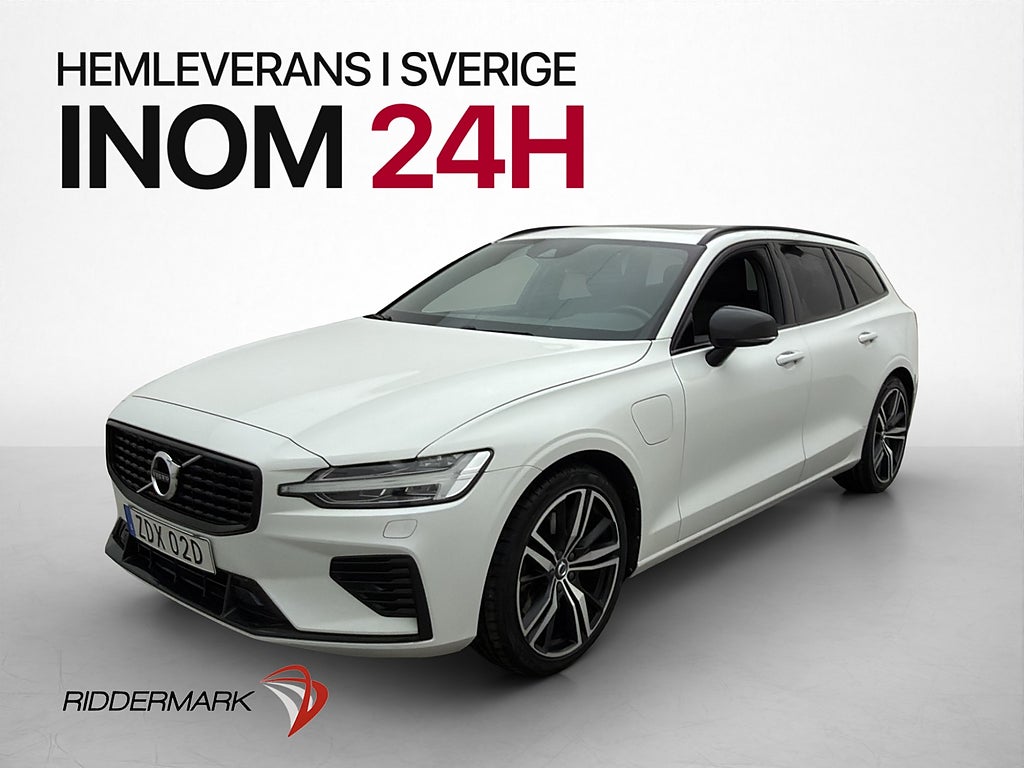 Volvo V60 Recharge T6 AWD R-Design Pano H/K Drag Kamera BLIS