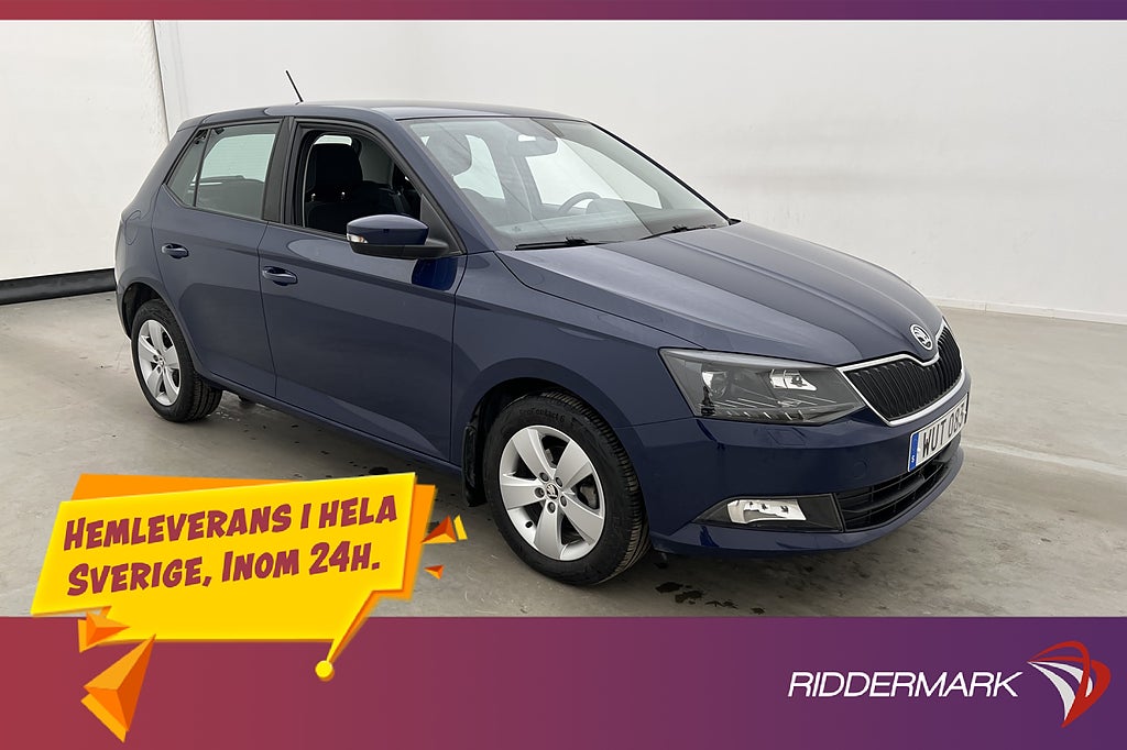 Skoda Fabia 1.2 TSI  1-Brukare Keyless CarPlay P-Sensorer