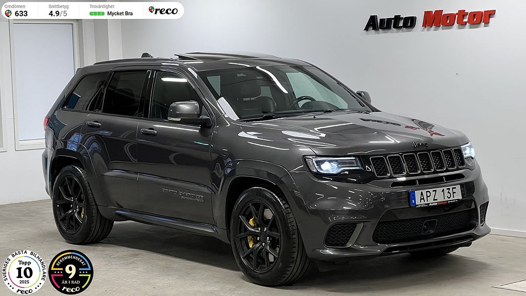 Jeep Grand Cherokee SRT Trackhawk 6.2 V8 4WD 710hk Moms/Leasbar