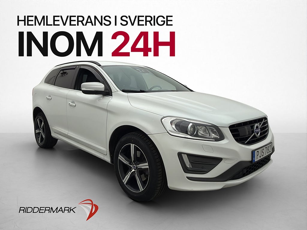 Volvo XC60 D4 AWD 190hk R-Design Kamera D-Värmare Blis Drag