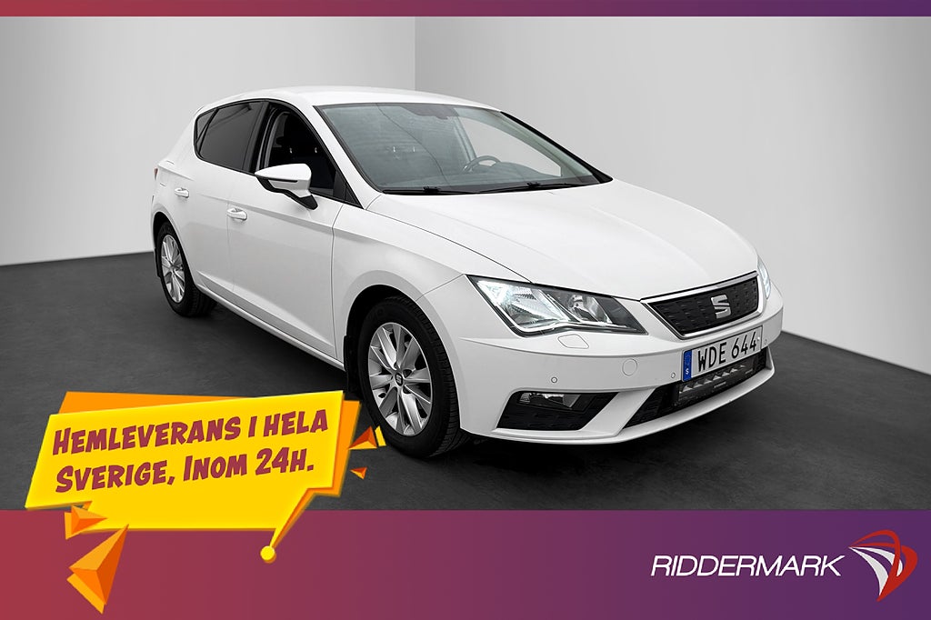 Seat Leon 1.0 TSI Ecomotive 115hk Style LED-Ramp P-Sensorer