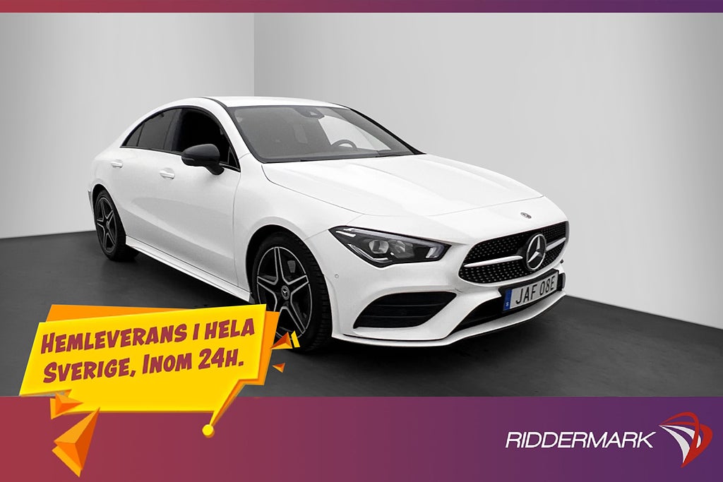 Mercedes-Benz CLA 220 4MATIC 190hk AMG CarPlay Wide Kamera