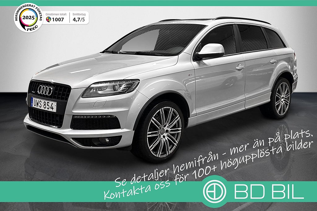 Audi Q7 3.0 TDI Quattro S-LINE PANO 7-SITS BOSE DRAG