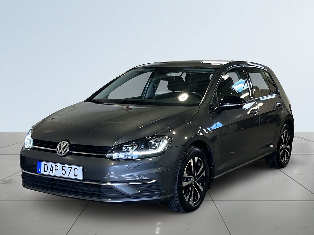 Volkswagen Golf 5-dörrar 1.0 TSI OPF Base Drag Kamera Psens S&V-hjul