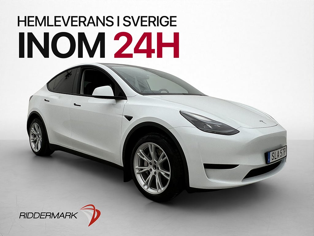 Tesla Model Y Standard Range Pano Drag Autopilot Svensksåld