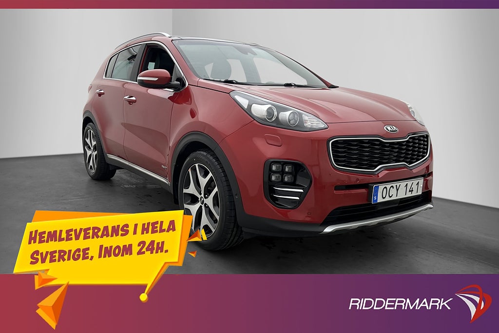 Kia Sportage AWD 185hk GT-Line Pano JBL Kamera Navi Dragkrok