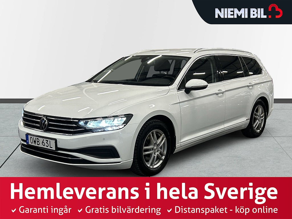 Volkswagen Passat SC 2.0 TDI DSG Business S&V-hjul/AdaptivF/Carplay/MOMS