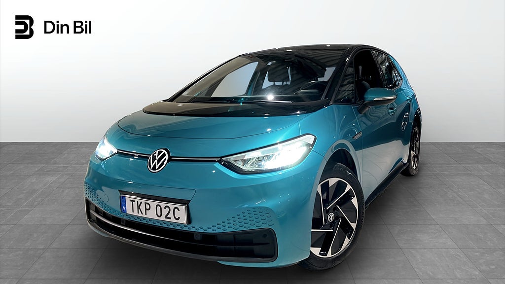 Volkswagen ID.3 PRO PERFORMANCE 204hk, 42mil räckvidd/Värmare/Värm