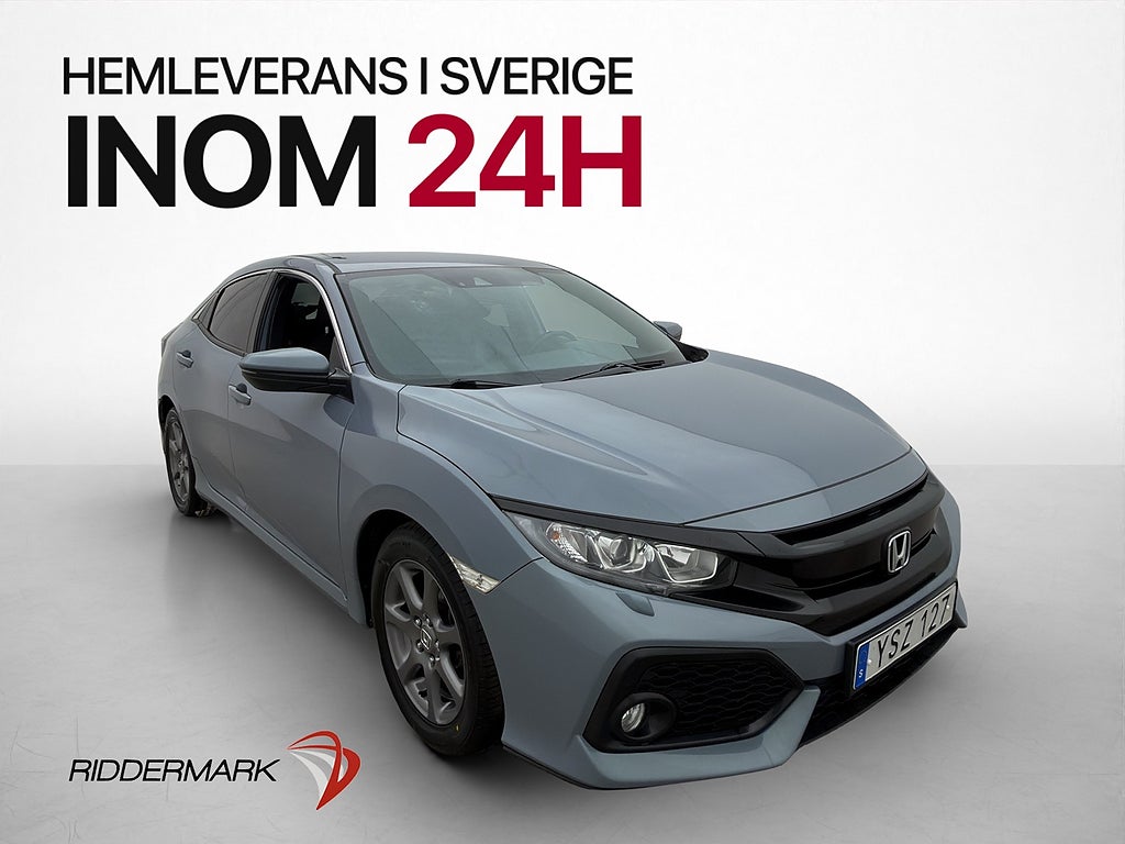 Honda Civic 1.0 CVT 126hk Elegance Kamera Adaptiv-Farthåll