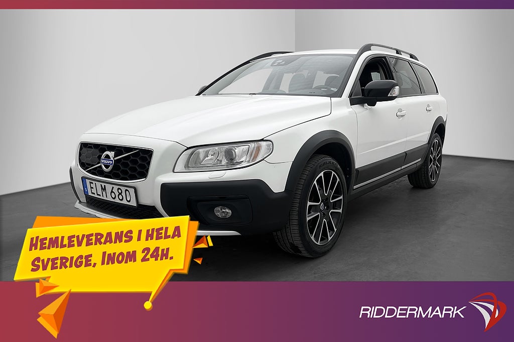 Volvo XC70 D4 AWD Dynamic Edt VOC Värmare Navi Skinn BLIS