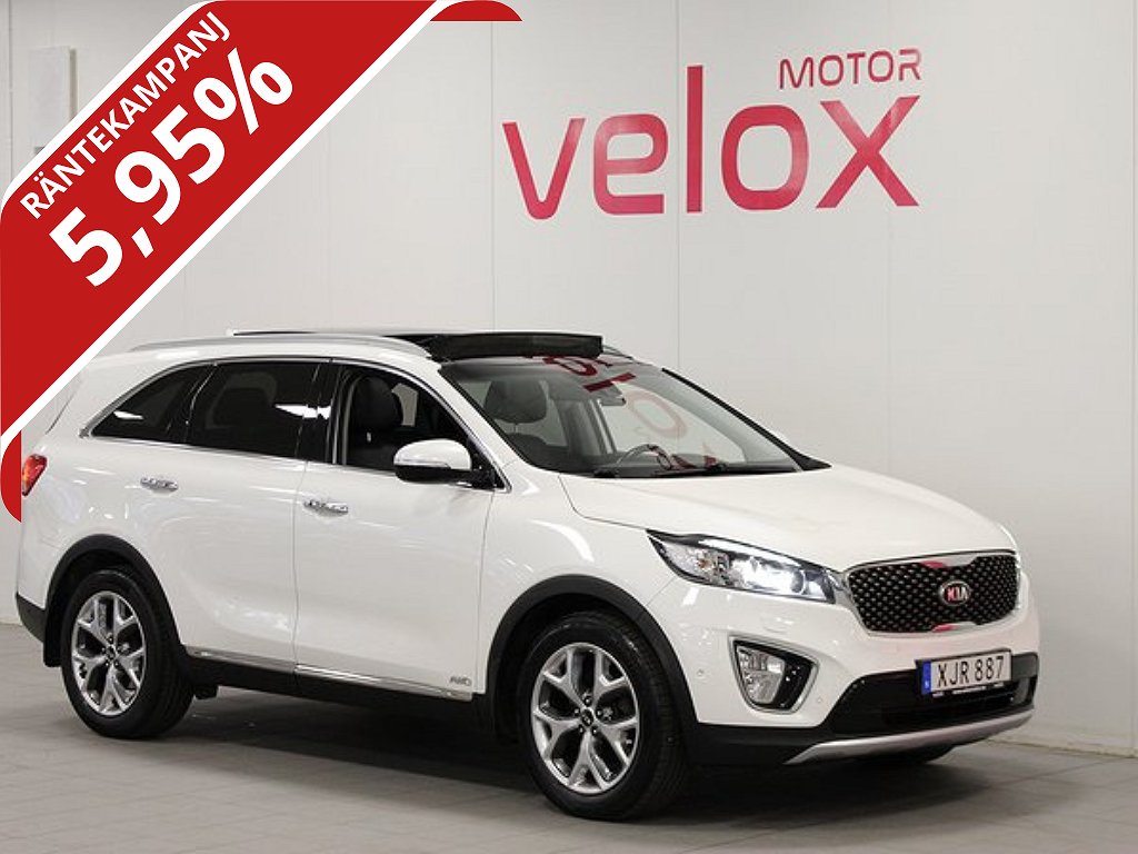 Kia Sorento 2.2 AWD Business Pano Nav Kamera 7-sits 5,95%