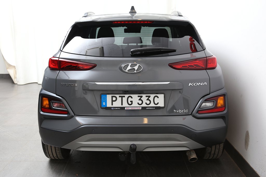 Hyundai Kona Hybrid 1,6 GDI 141hk Premium Aut Dragkrok 2020