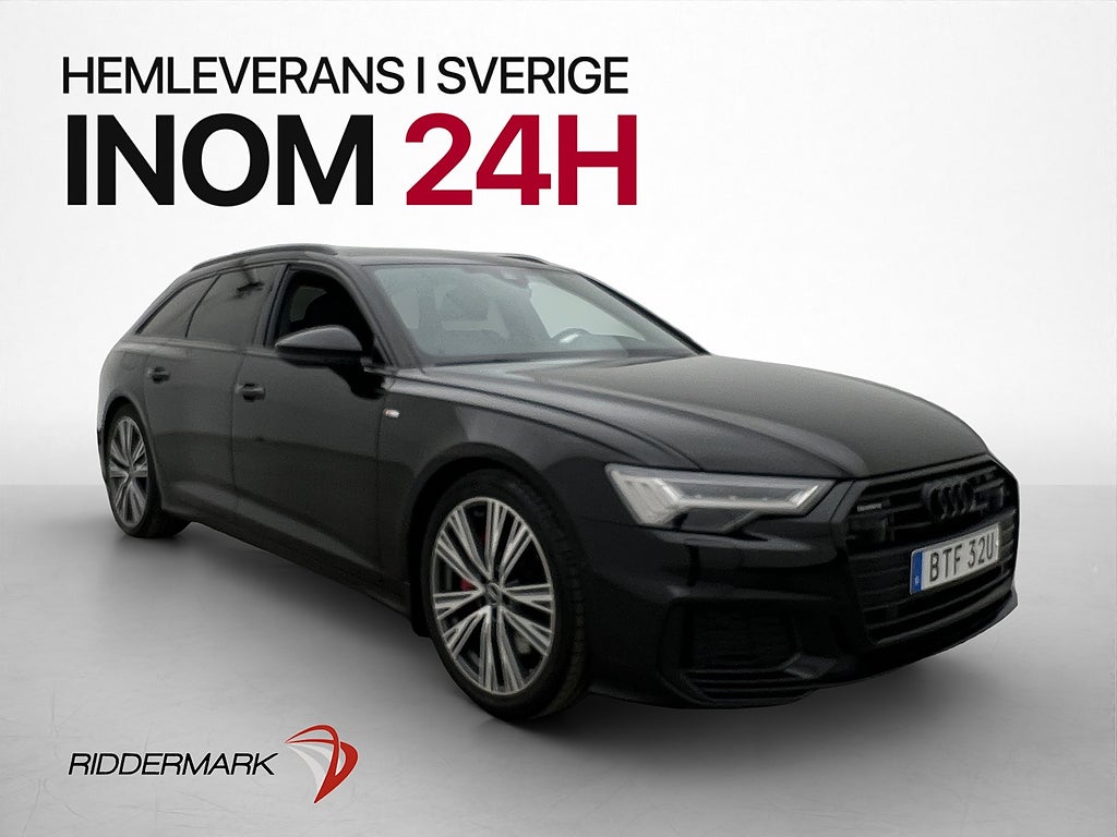 Audi A6 55 TFSI e Q 367hk S Line Drag Cockpit Kamera
