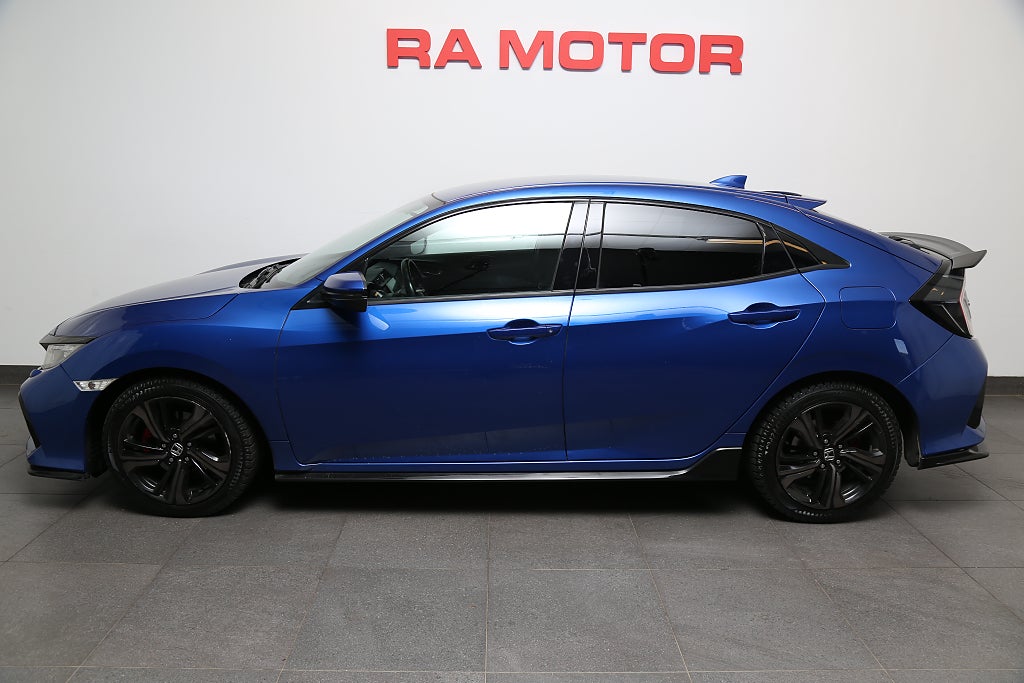 Honda Civic 1,5 i-VTEC Turbo 182hk Sport 5D Aut Navi 2017