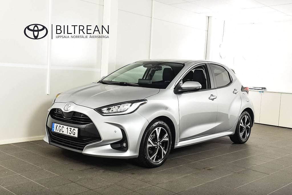 Toyota Yaris 1,5 Elhybrid Active Plus Säkerhetspaket Backkamera 