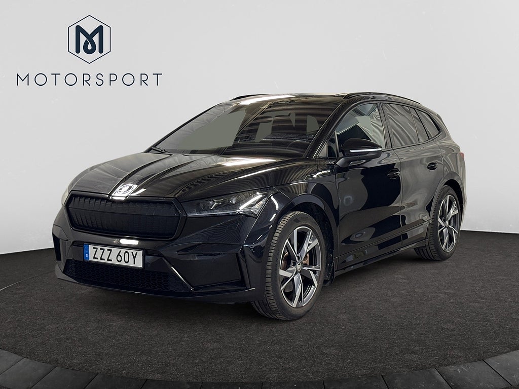 Skoda Enyaq iV iV80 Sportline Dragkrok Kamera Adp-fart Panorama Navi