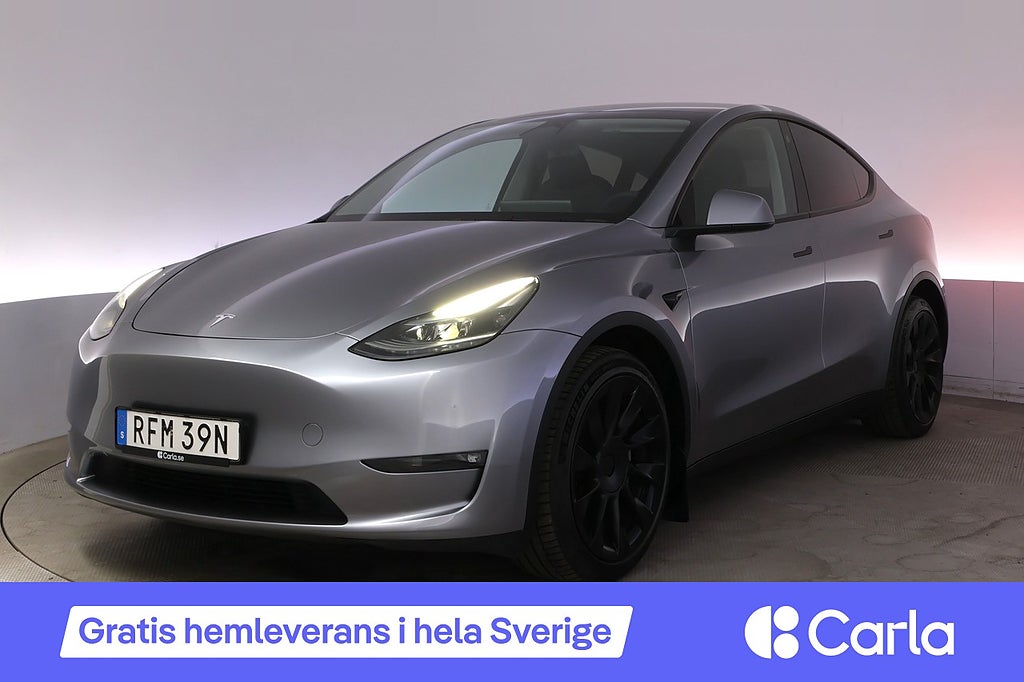 Tesla Model Y Long Range AWD Uppgr. Autopilot Pano Drag 20"