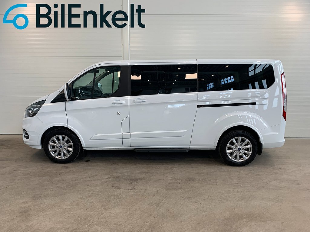 Ford Tourneo Custom 185hk Titanium Värmare Drag Läder 8-sits 185hk 