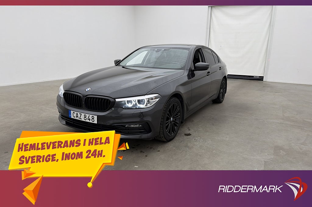 BMW 530 i xDrive Sedan Sport line Värmare Taklucka 360 Skinn