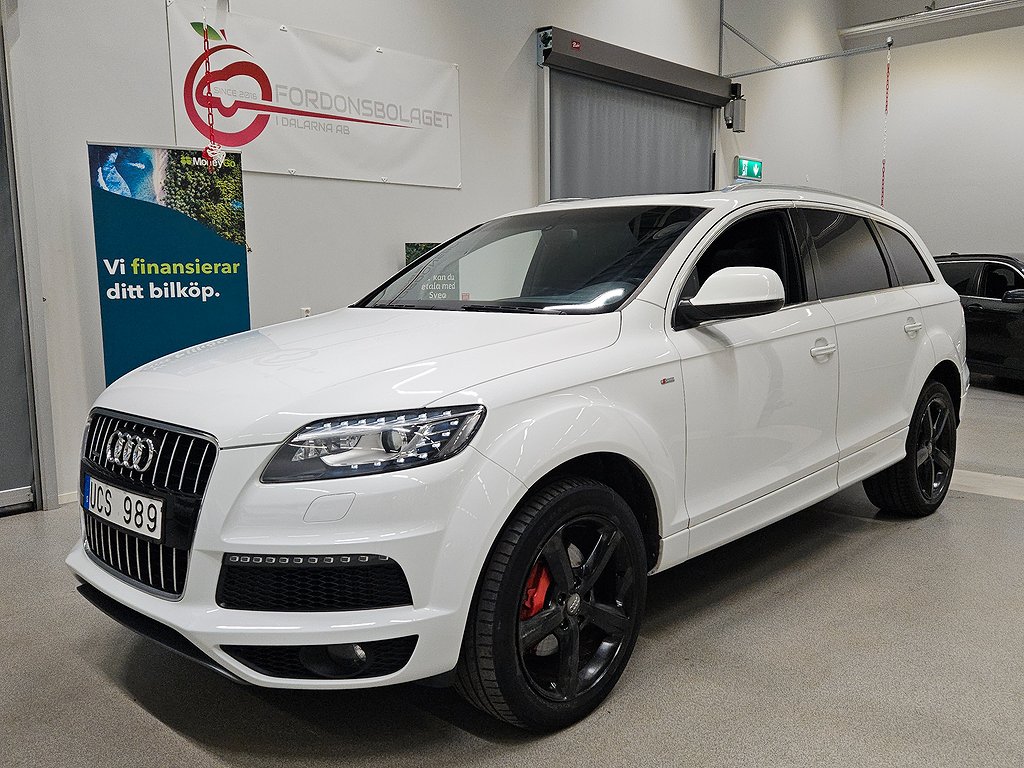 Audi Q7 3.0 TDI V6 7-Sits Quattro TipTronic S-Line Drag Pano