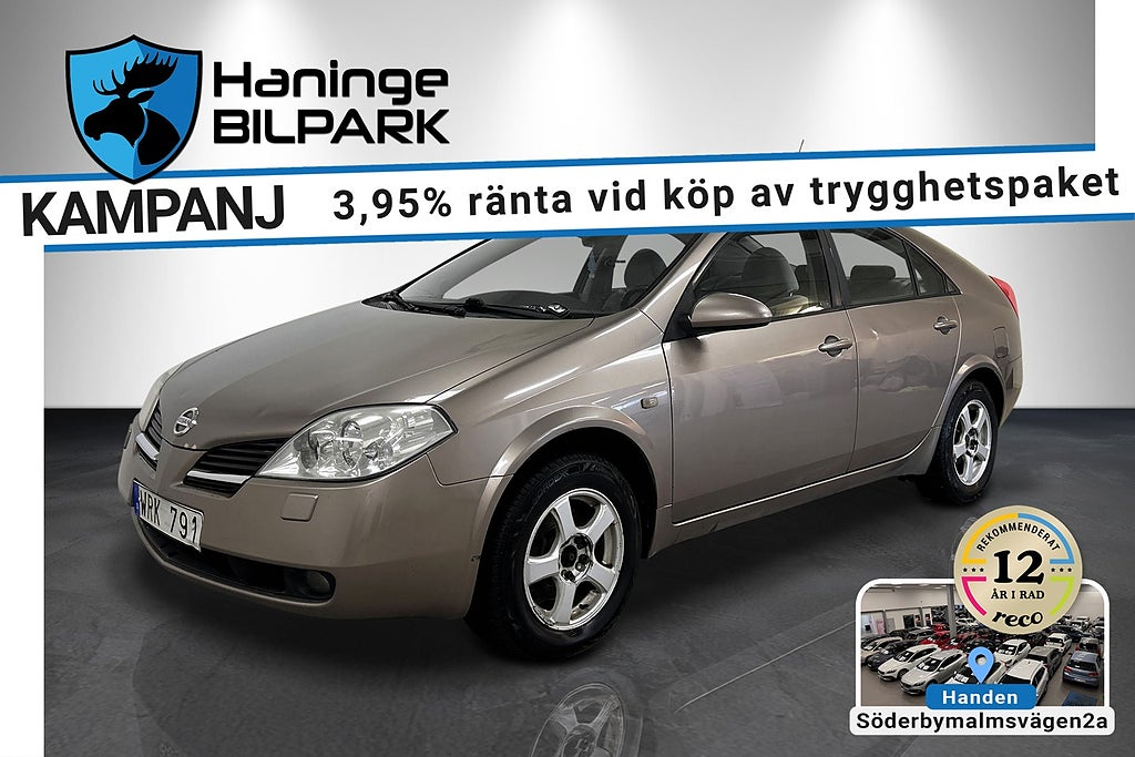 Nissan Primera Hatch 2.0 140HK /NY-SERV /B-KAMERA /SUPERDEAL fr 3,95%
