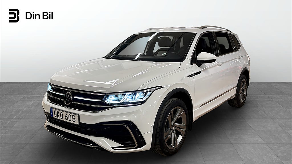 Volkswagen Tiguan Allspace R-LINE TDI 200 DSG 4M/Läderklädsel/5-sits/ HUD/Dra