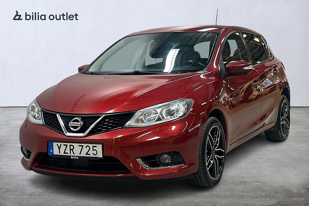 Nissan Pulsar 1.2 aut Tekna 115hk Navi Läder 360°