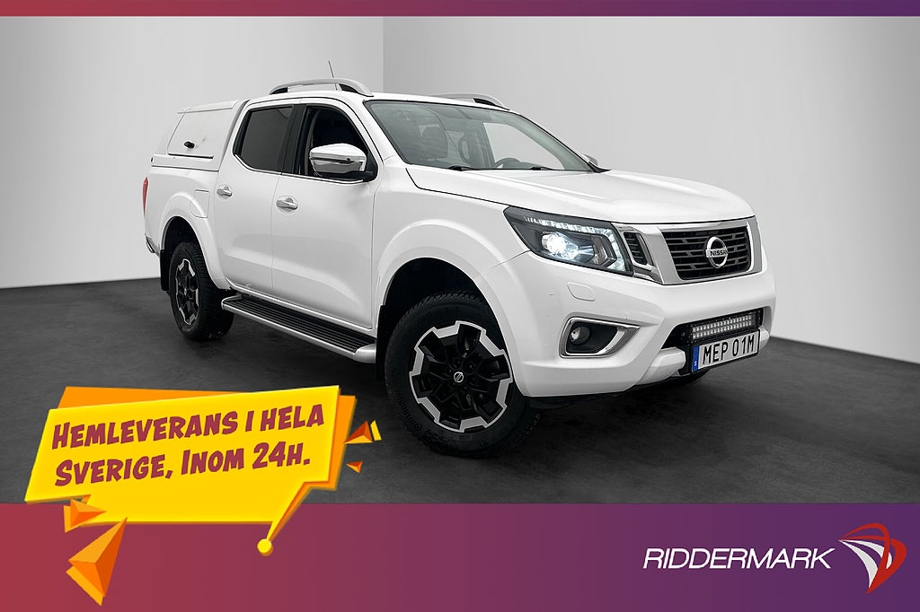 Nissan Navara Tekna 2.3 4WD Drag Skinn Diff CARPLAY Moms
