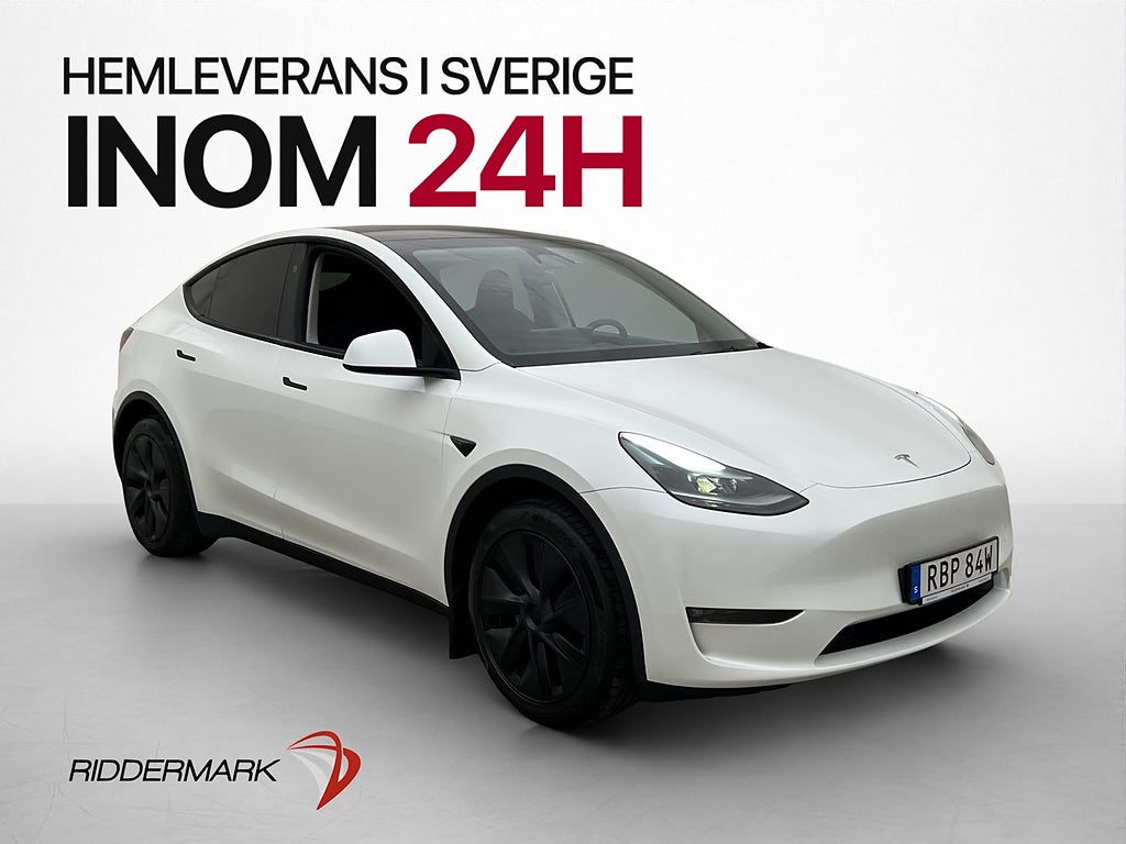 Tesla Model Y Long Range AWD Moms 1 Brukare Värmare Drag