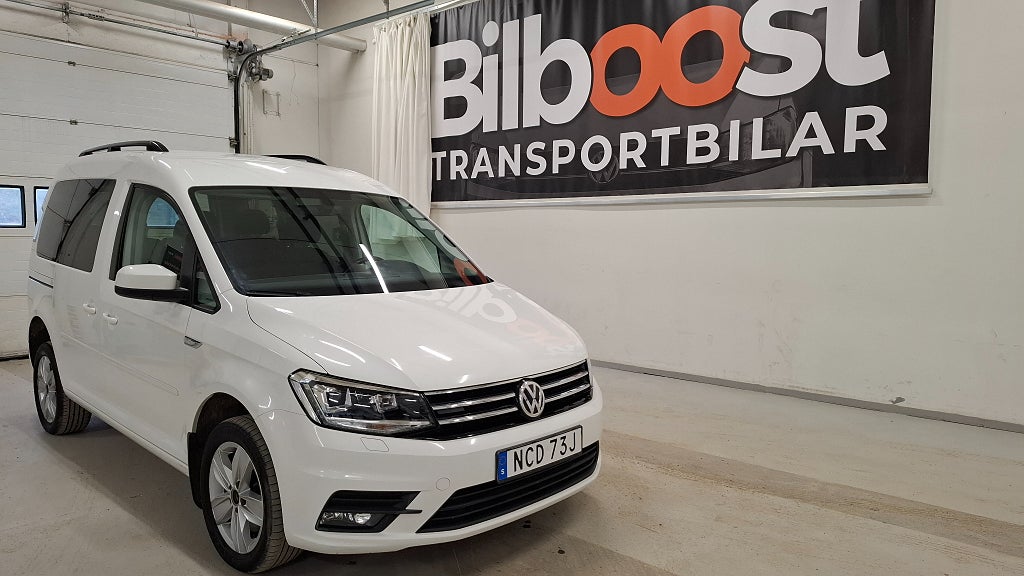 Volkswagen Caddy Combi 2.0 TDI 4Motion, 5-sits, 1 ägare, Drag, Kamera