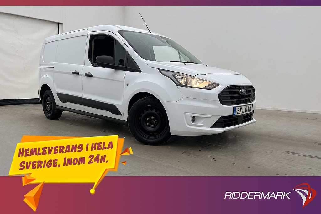 Ford Transit Connect LWB Värmare Dragkrok B-Kamera Moms