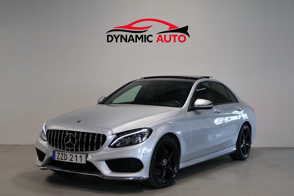 Mercedes-Benz C 200 9G-Tronic AMG Line/Panorama/GTR/Dragkrok