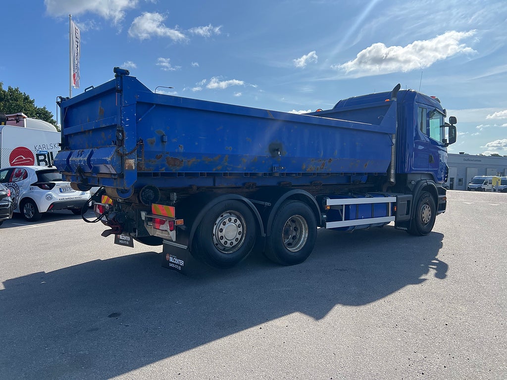 Scania R440 6x2*4 Hiab Lastväxlare inkl Flak, Euro 5