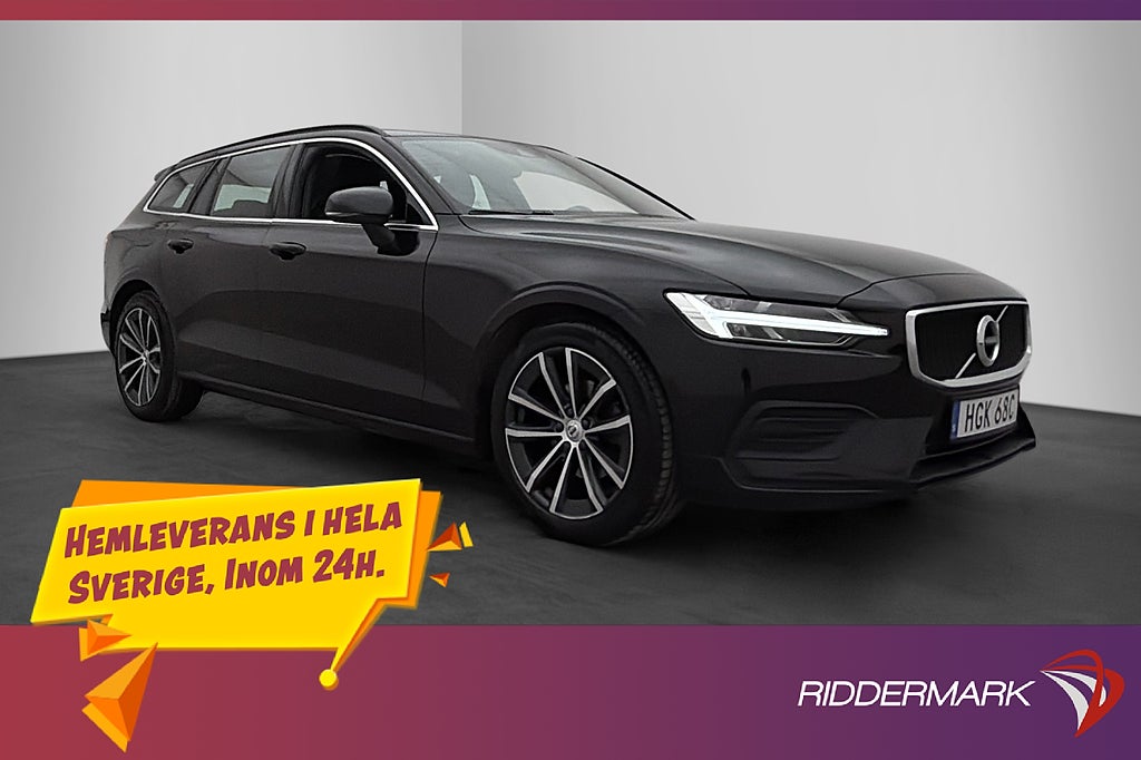 Volvo V60 B4 Advanced VOC Värm Kamera Rattvärme CarPlay Drag