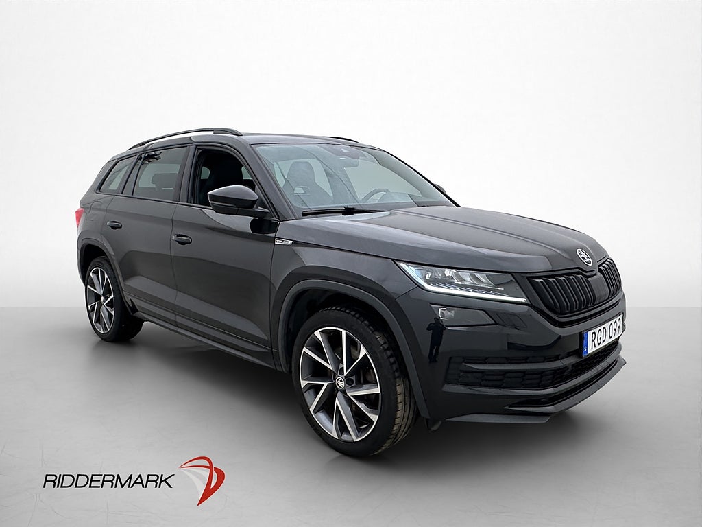 Skoda Kodiaq TDI 4x4 Sportline 7-Sit Värm Pano Canton Kamera