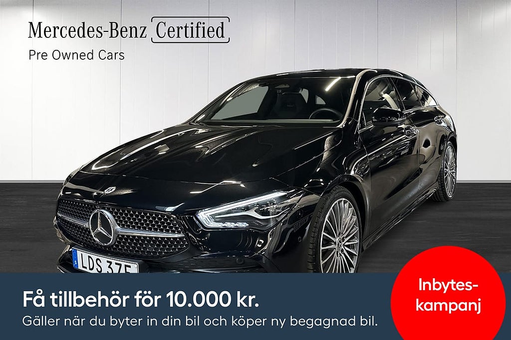 Mercedes-Benz CLA 200 AMG Shooting Brake Distronic 360° kamera Moms