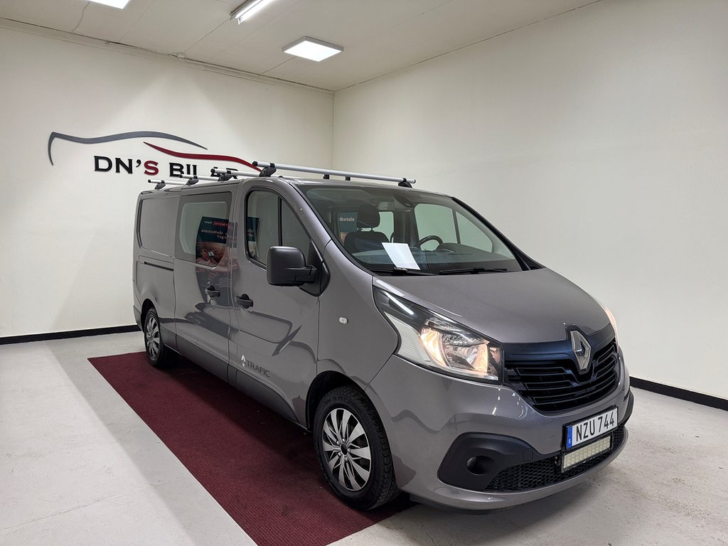 Renault trafic Dubbelhytt, 5 sits 2.9t 1.6 dCi 140 hk Euro 5