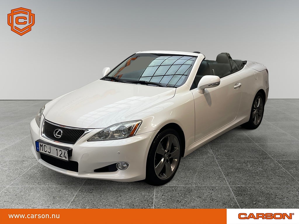 Lexus IS 250 C 2.5 V6 Backkamera Navigation Läderklädsel