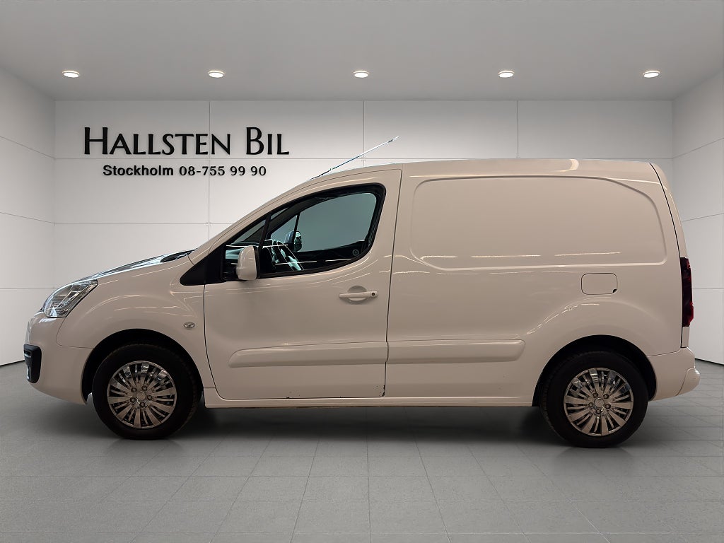 Citroën Berlingo Van 1.6 BlueHDI Skåp  99Hk Automat PDC Nyservad Svensks