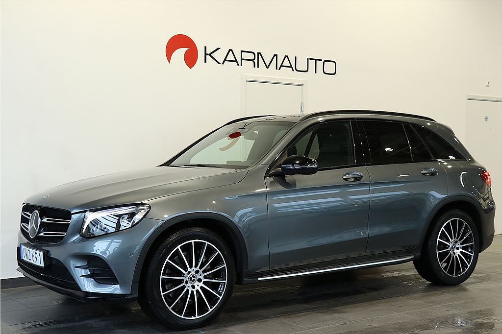Mercedes-Benz GLC 220 D 4MATIC 170Hk AMG Line Pano Burrmester Kamera Värmare