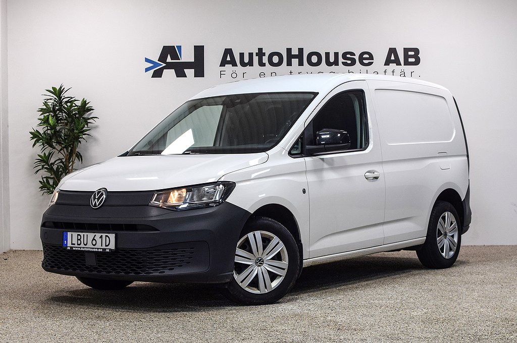 Volkswagen Caddy Cargo 2.0 TDI 122HK DSG CarPlay Värmare Moms